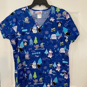 Scrub Star M scrub top